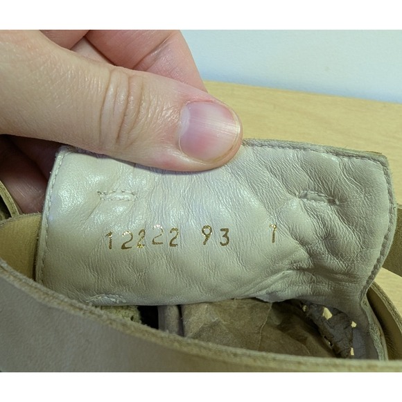 Freda Salvador Nude Spark Ankle‎ Strap Booties Woven Leather Boho Chic 7 NWOB - Picture 10 of 11